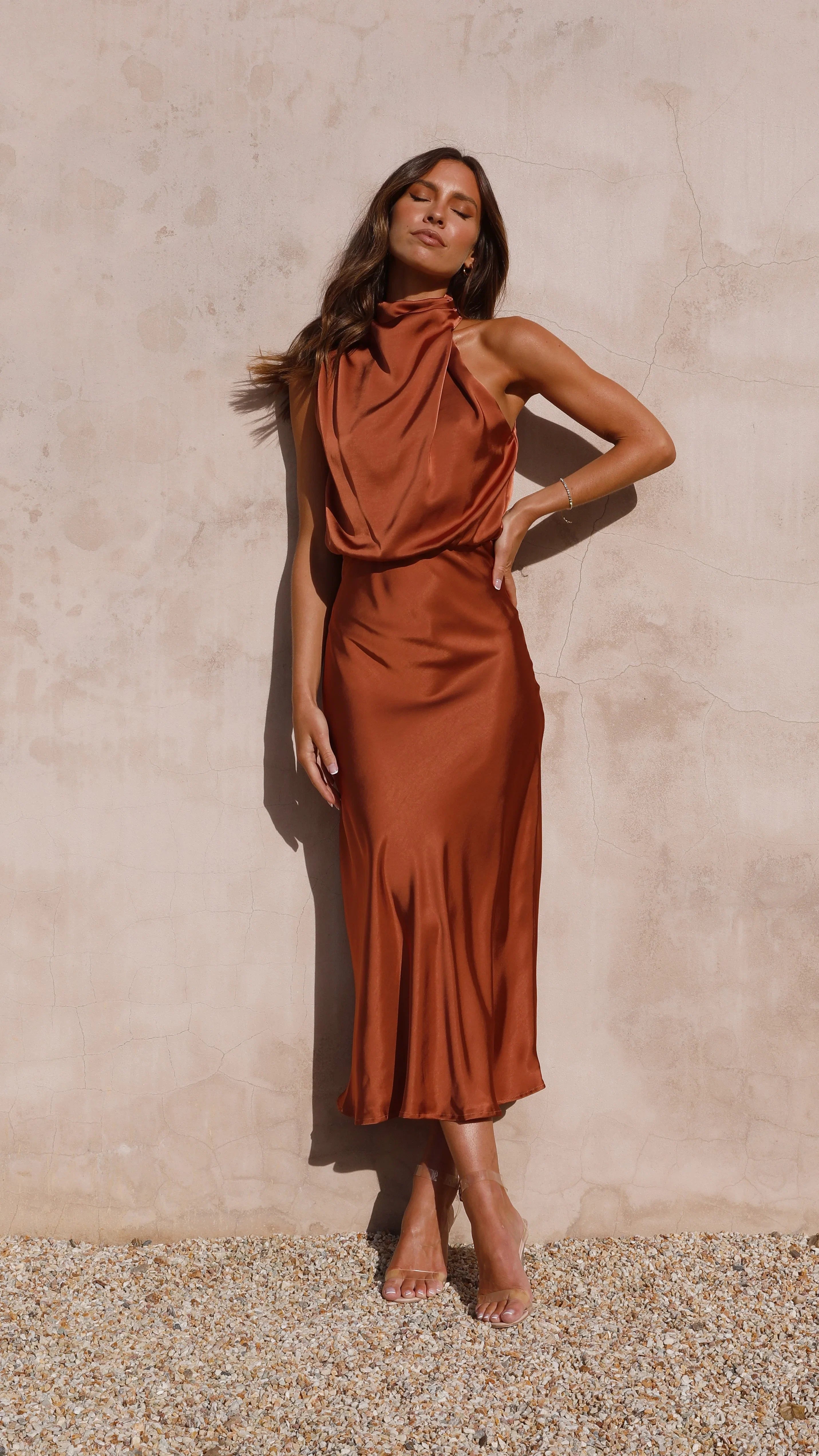 Esther Maxi Dress Copper