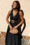 Carmella Midi Dress Black
