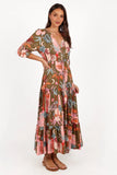 Kelda Dress Green Multi