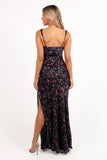 Cammy Maxi Slip Dress Midnight Floral