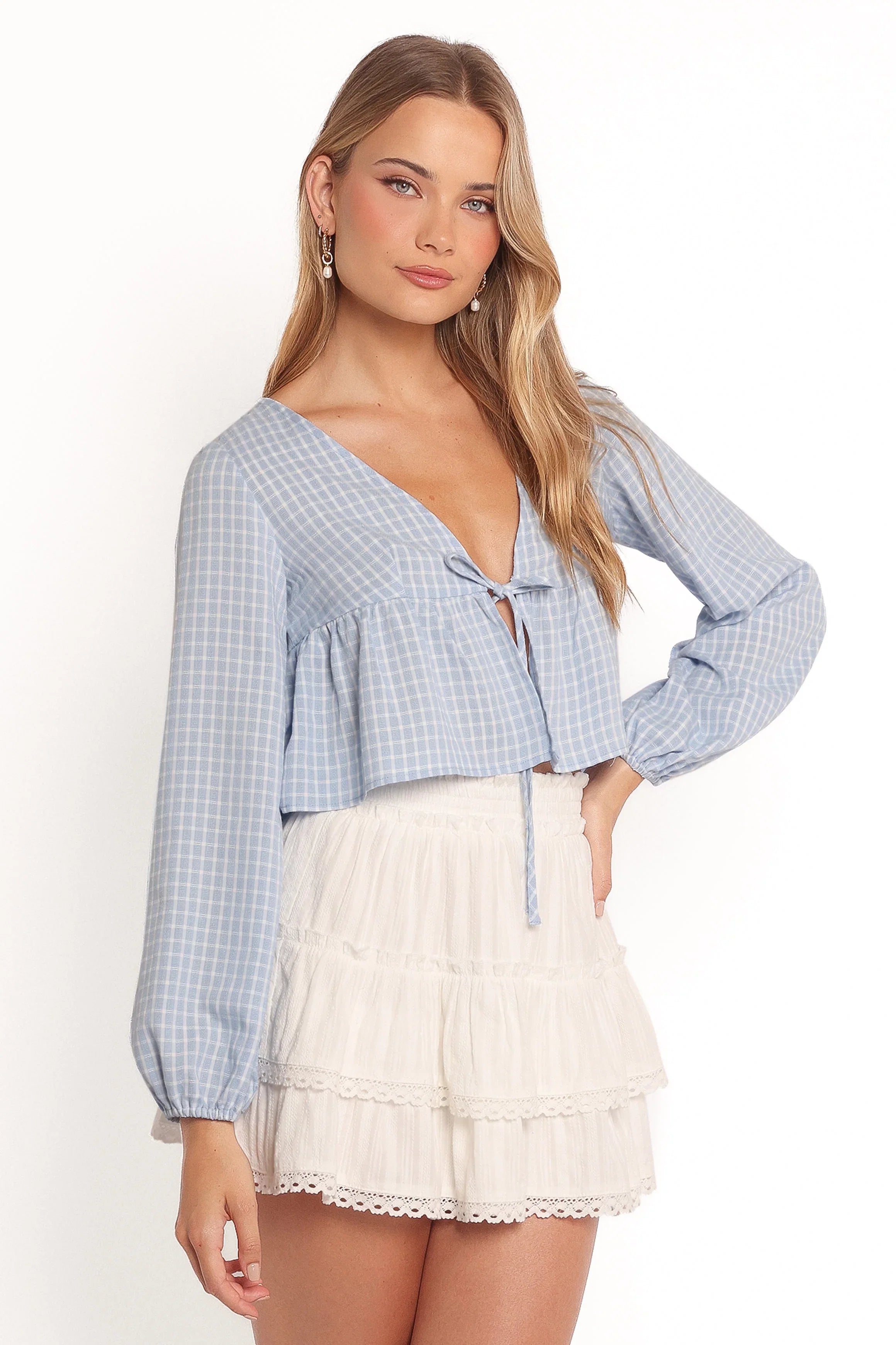 Sundara Long Sleeve Top Blue