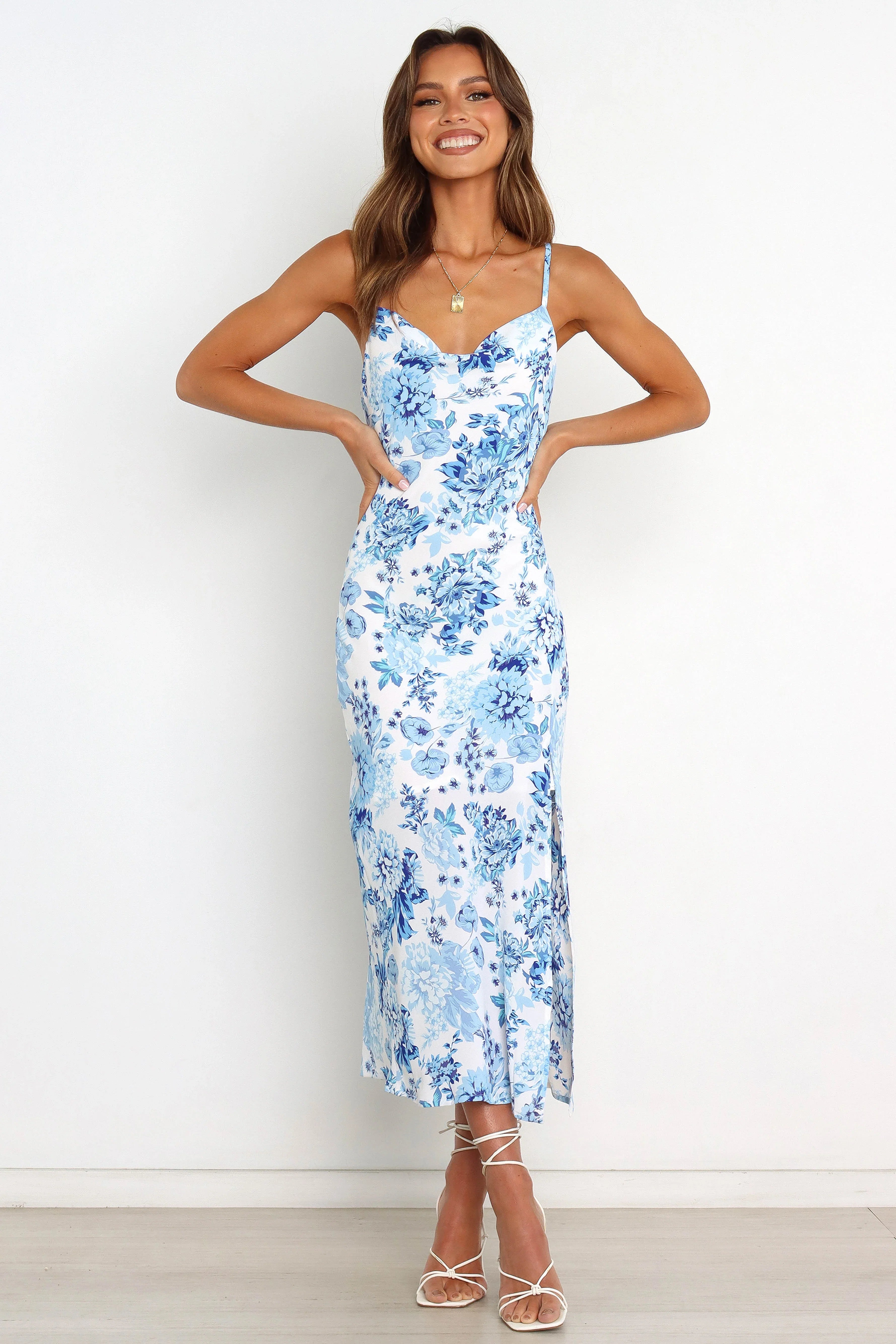 Yelena Dress Blue