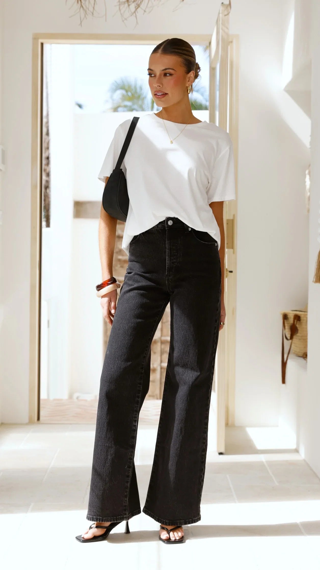 Rollas Sailor Scoop Long Jean Black Sand