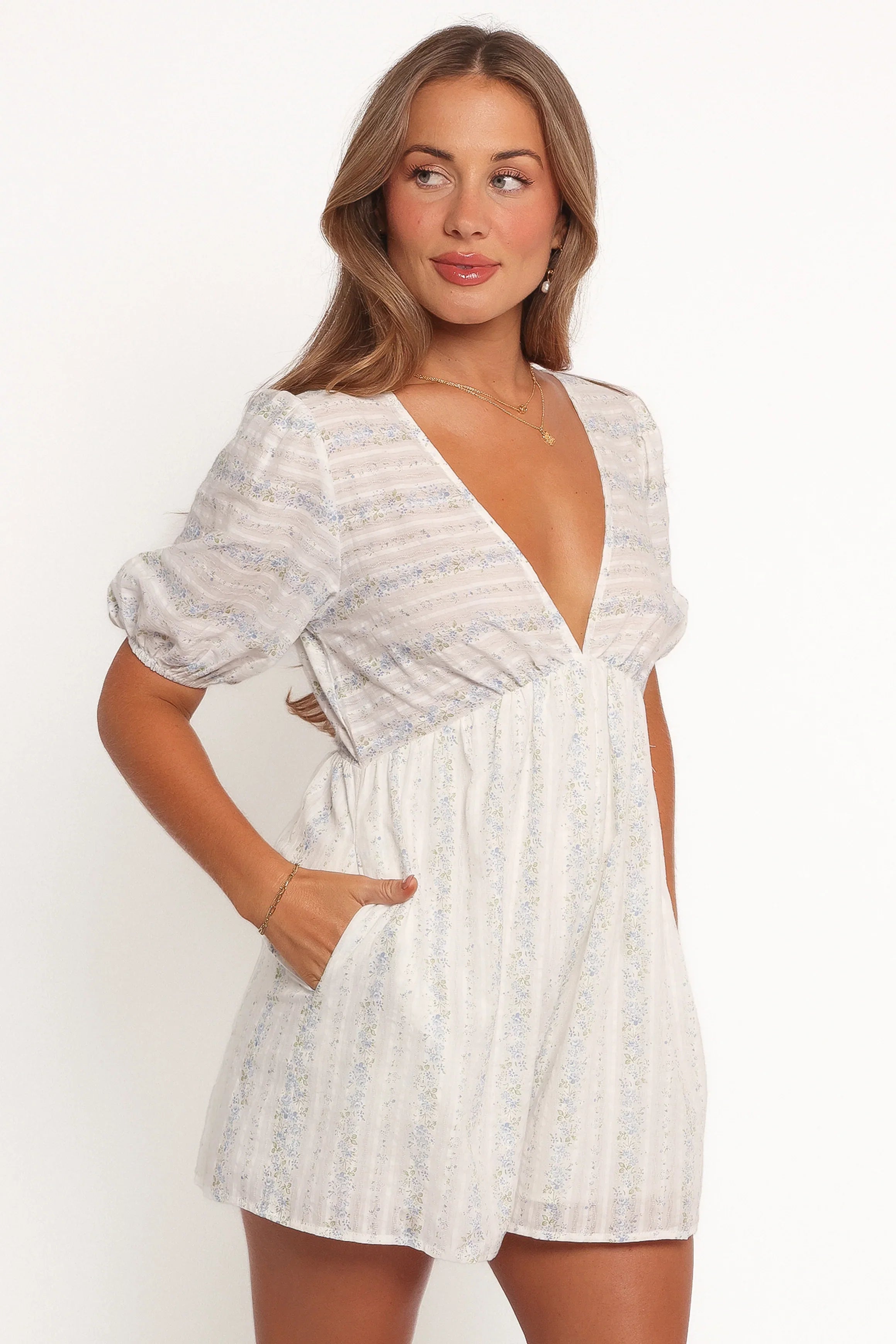 Aisley Romper White