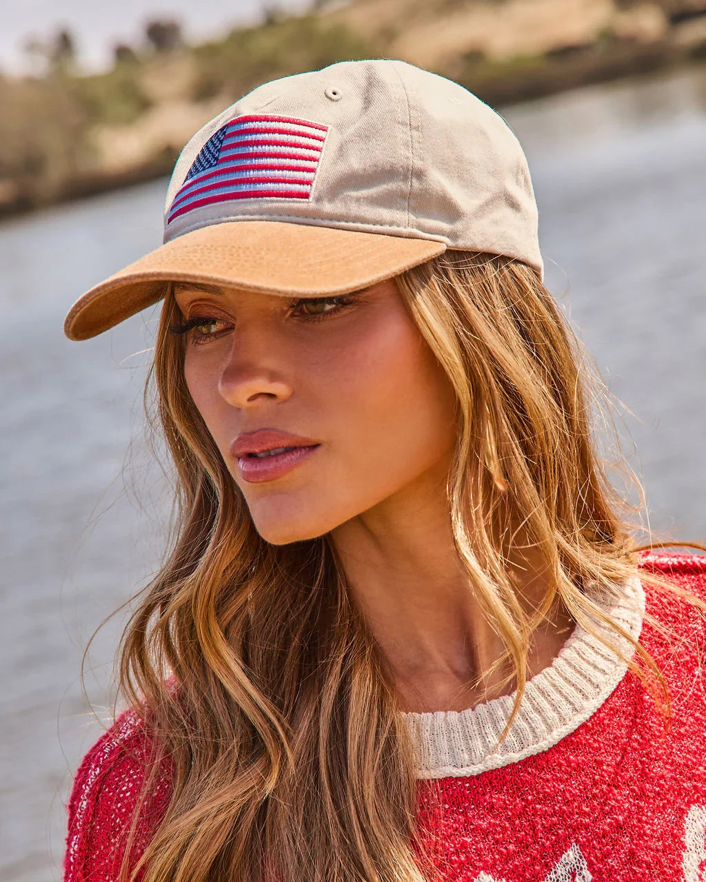 Freedom Belle American Flag Trucker Hat