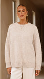 Mila Knit Jumper Oatmeal