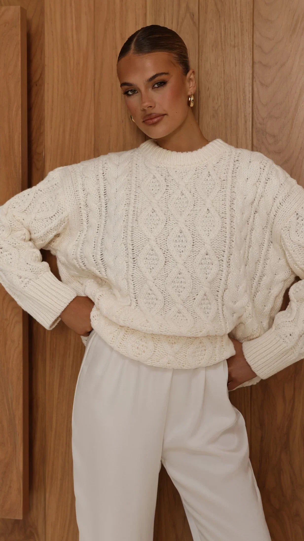 Valentina Knit Sweater Cream