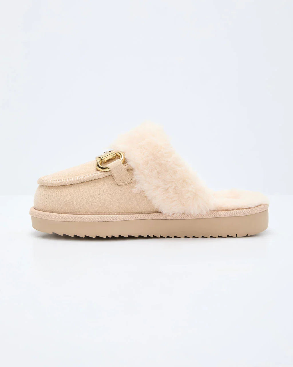 Toasted Oat Suede Horsebit Loafers