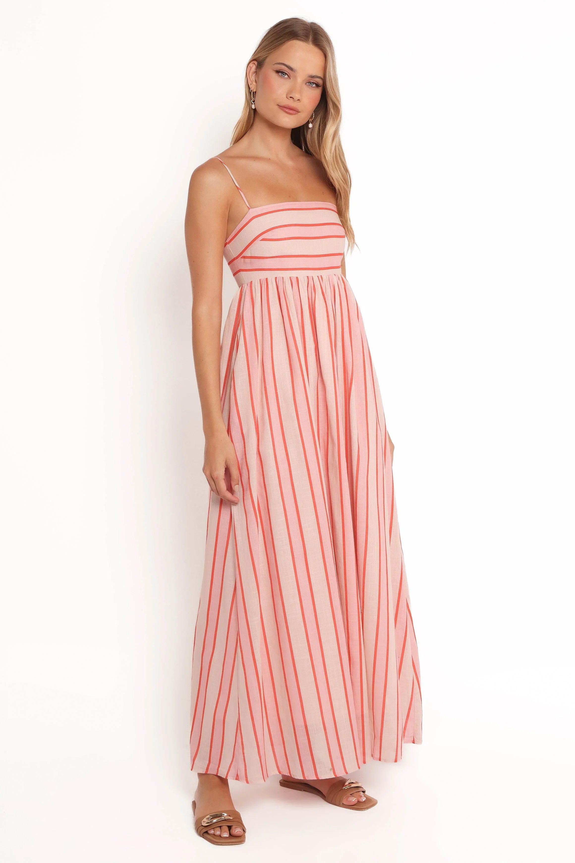 Odessa Maxi Dress Pink Stripe