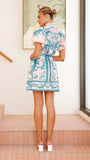 Lanie Shirt Aqua Pink Zayna