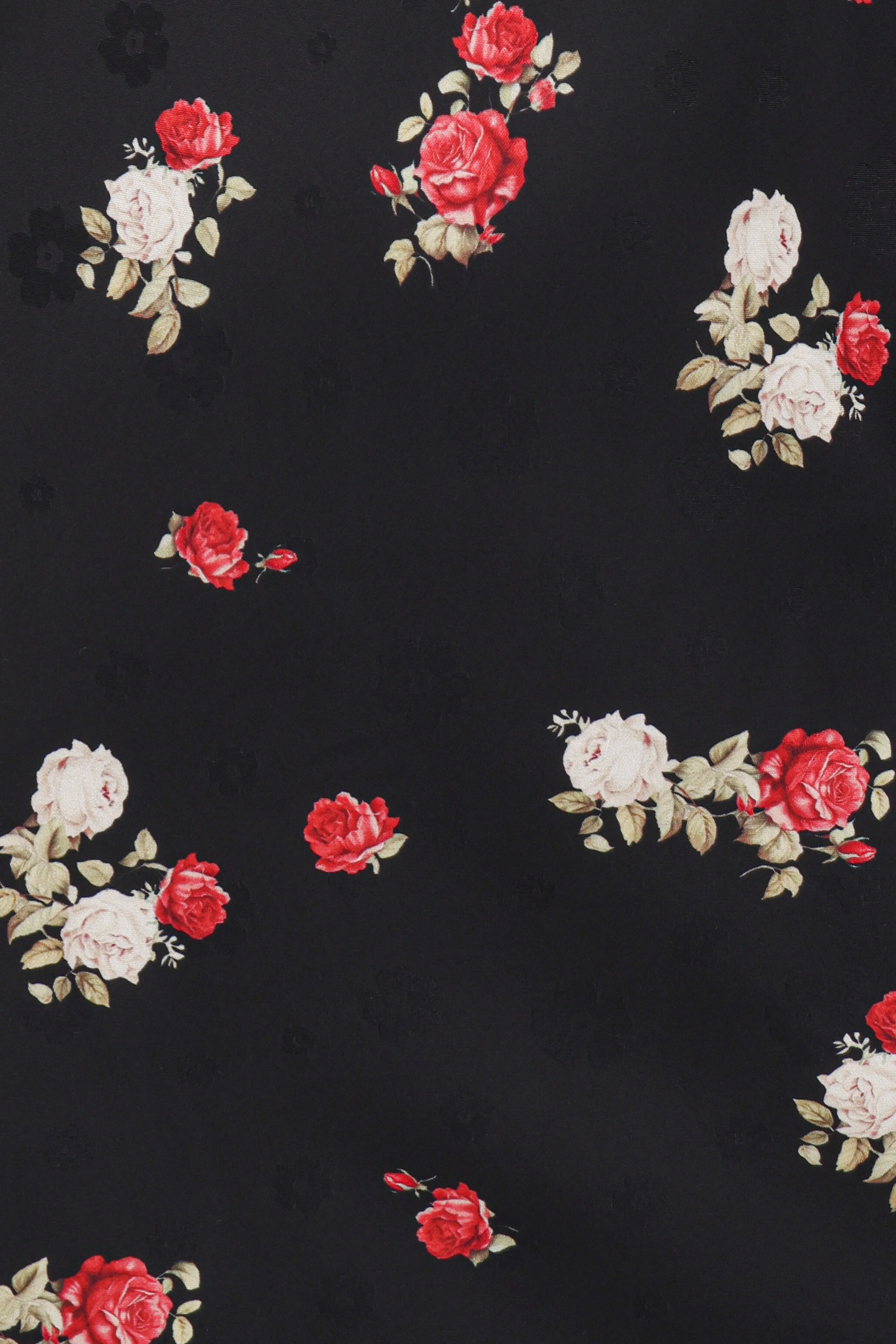 Pauline Long Sleeve Maxi Dress Black Floral