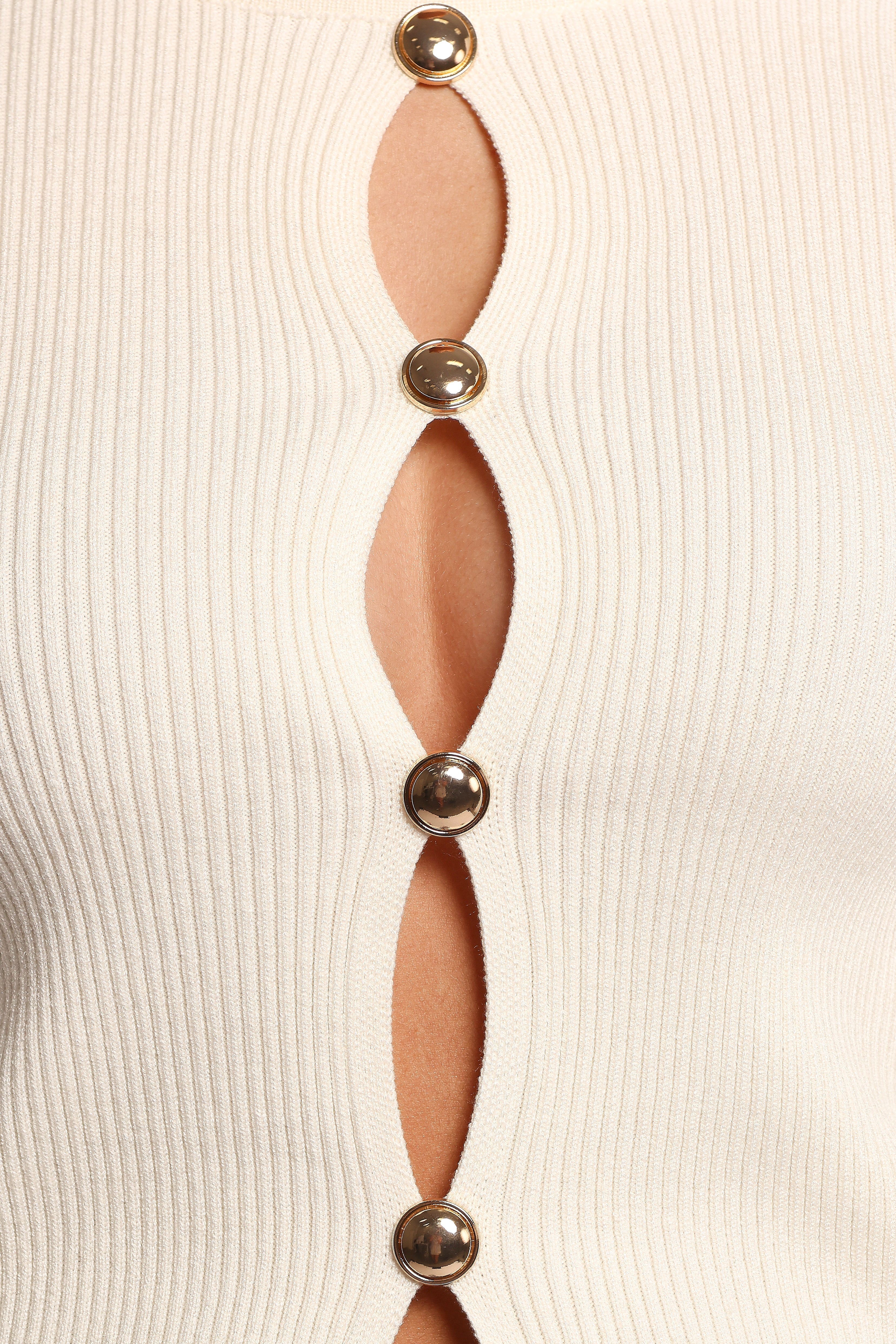 Rosienna Knit Top Cream