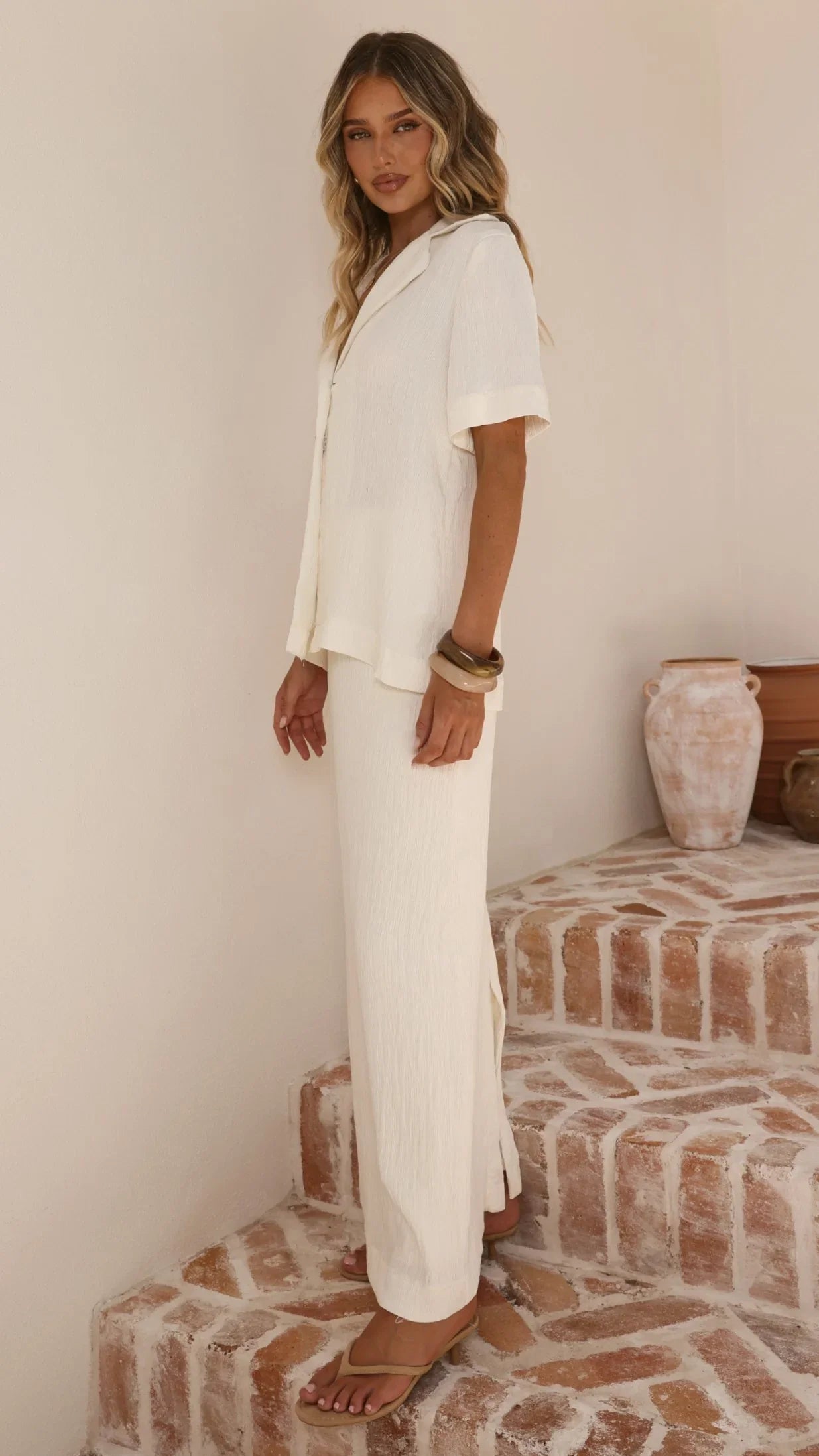Razi Maxi Skirt Ivory