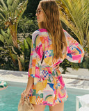 Jaime Tie Waist Kimono Romper