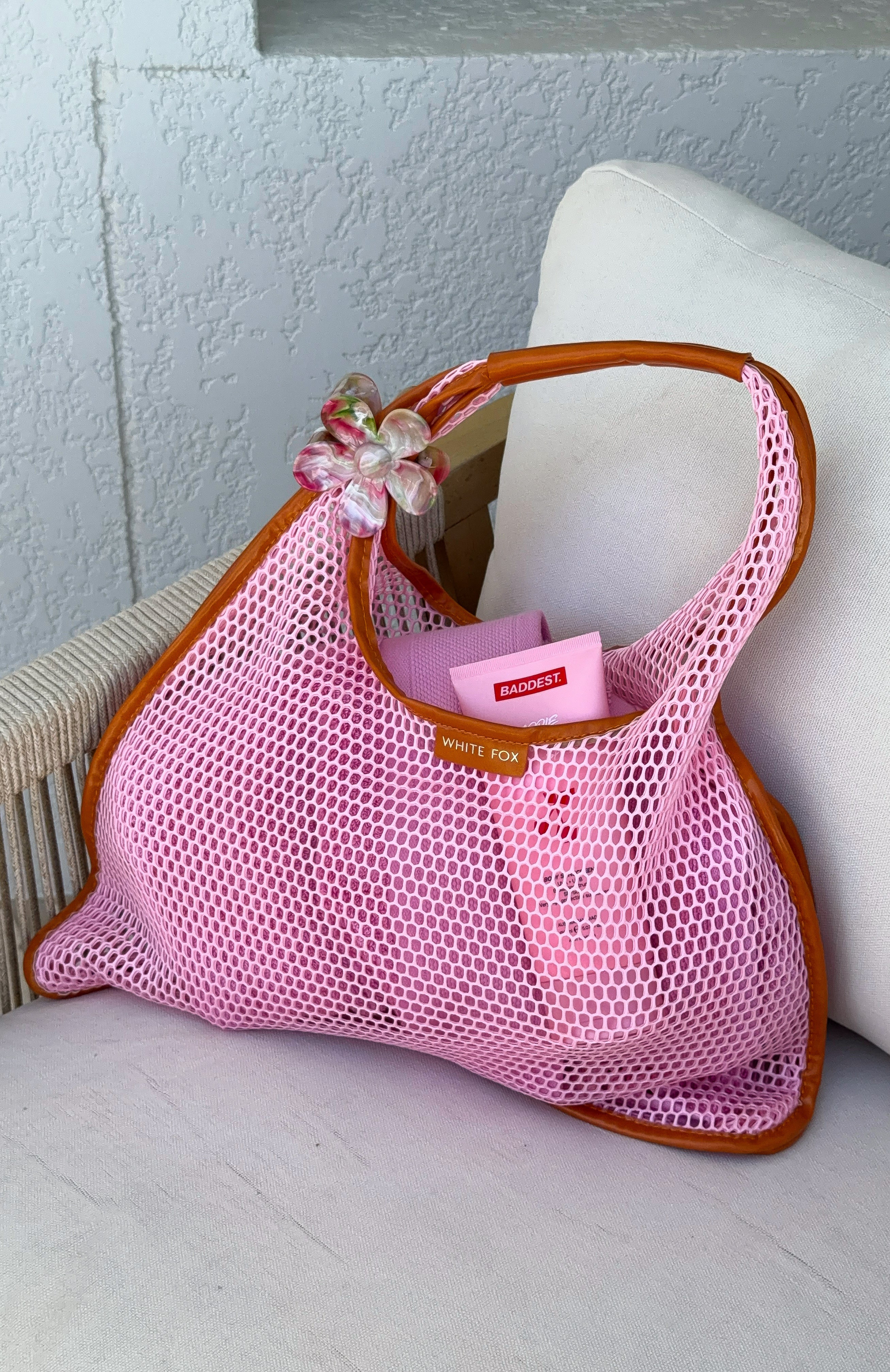Graysen Shoulder Bag Pink Orange