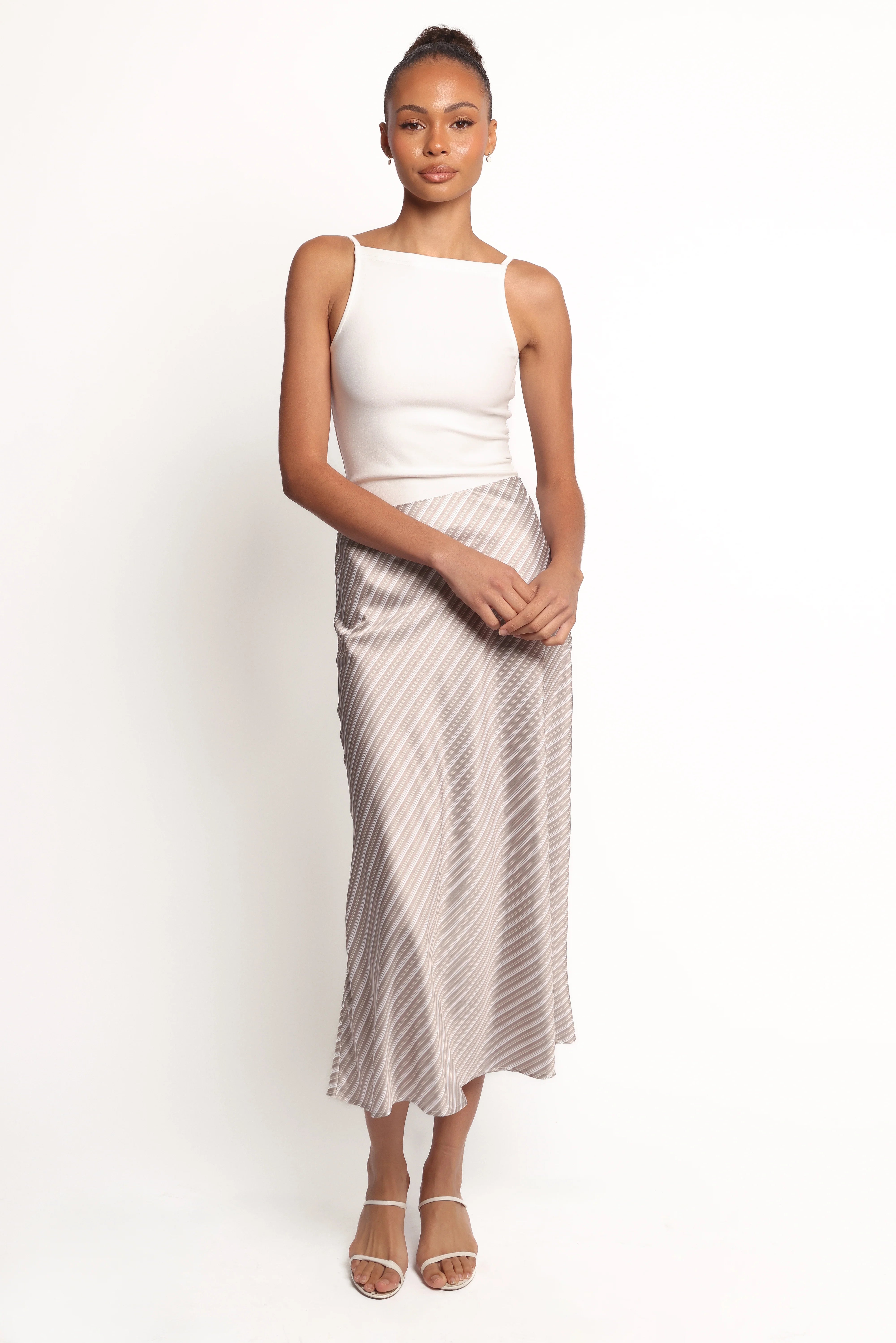 Corrina Midi Skirt Stripe