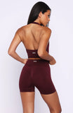 Zoom Seamless Shorts Merlot