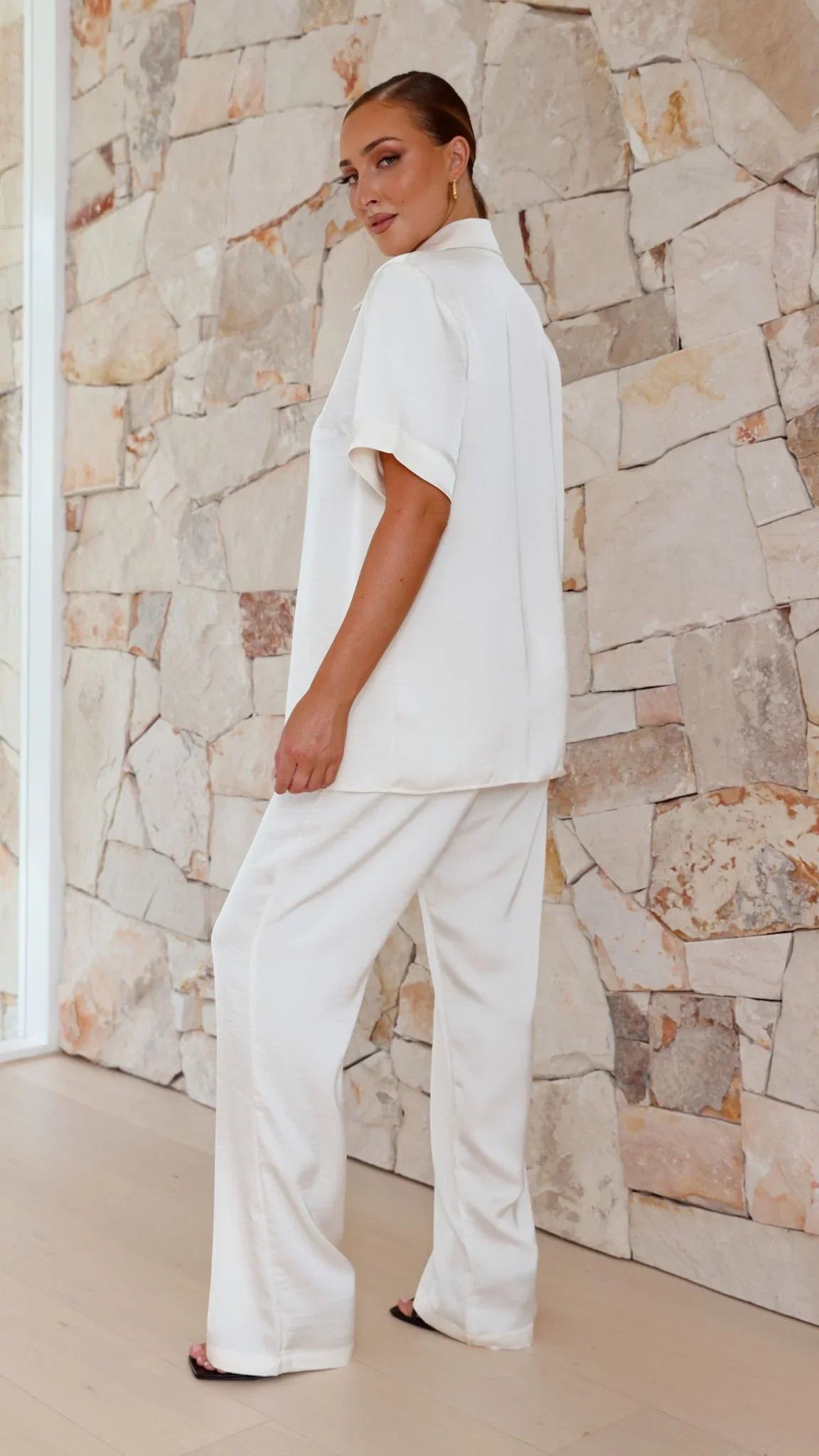 Imogen Button Shirt Cream