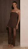 Ada Lace Pants Chocolate