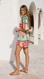Tarika Mini Dress Tropical Bloom