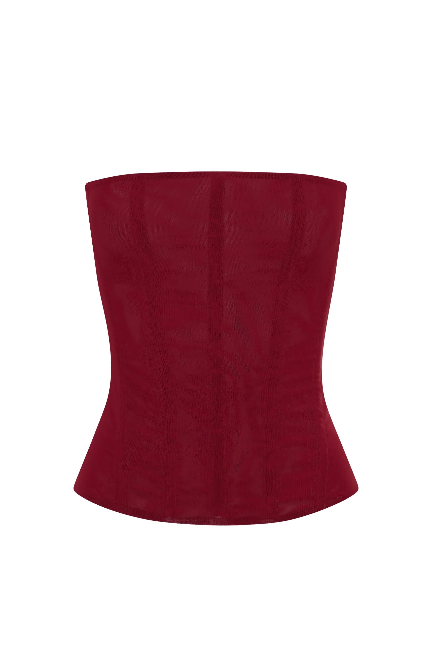 Tell Me A Secret Strapless Bustier Red