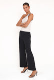 Clark Crepe Wide Leg Pant Black