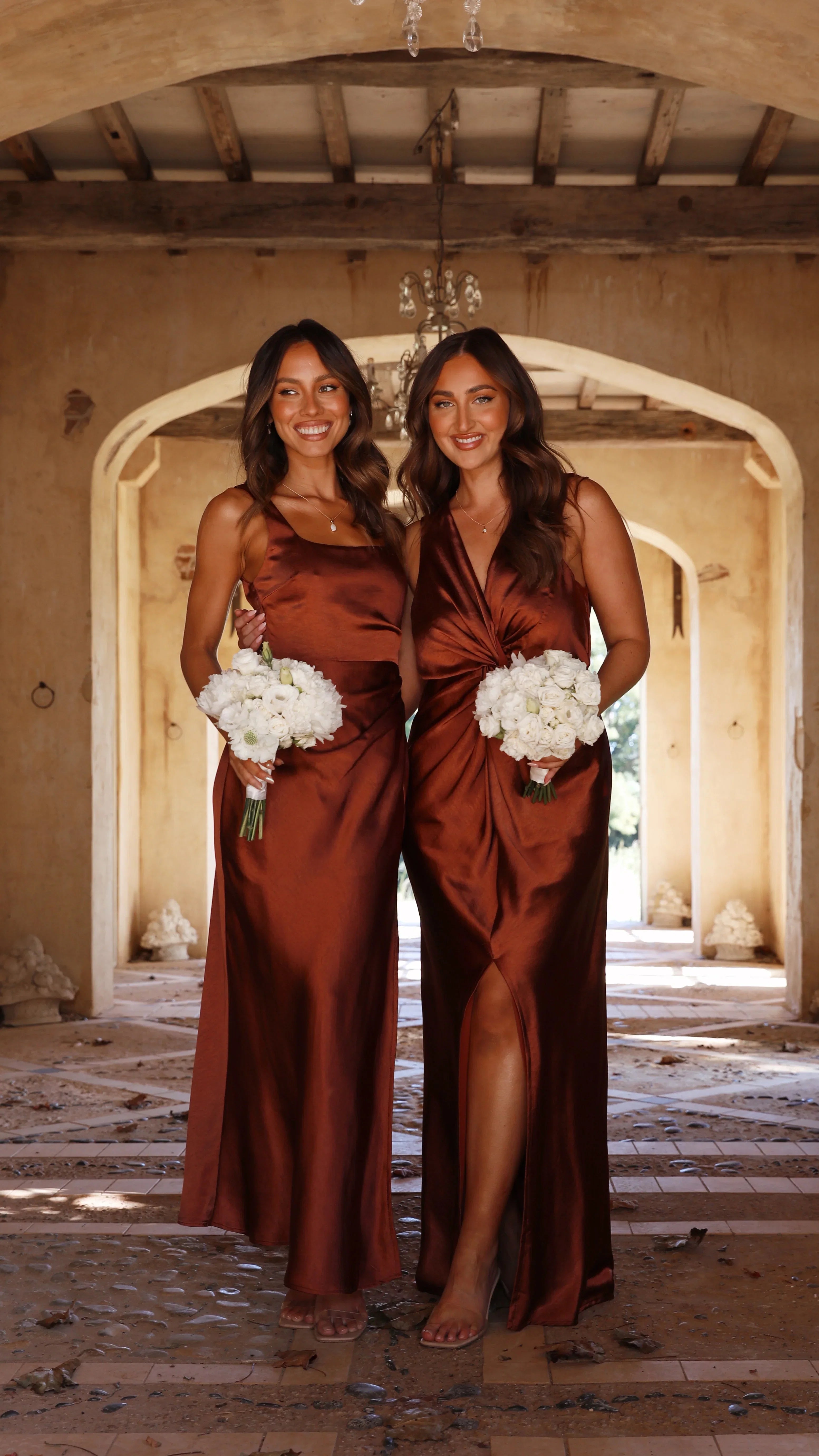 Alaria Maxi Dress Rust