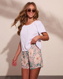 Kenzee Frayed Trim Gauze Top