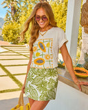 Papaya Bliss Graphic Short Sleeve Tee
