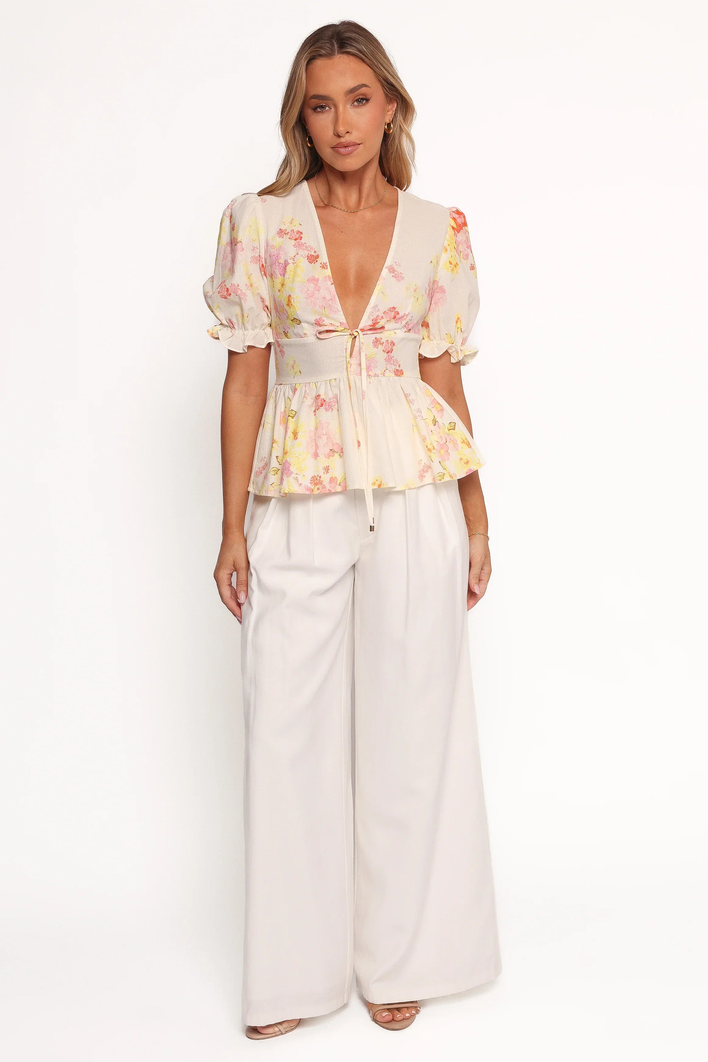 Duchess Top Pink Floral