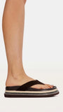 Arley Slide Cocoa Suede