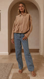 Leela Bomber Jacket Camel