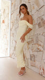 Kylie Maxi Dress Yellow
