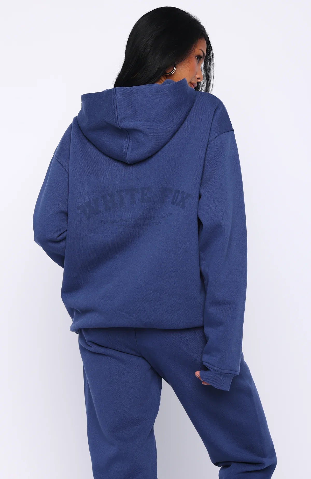 Its Your Chance Oversized Hoodie Navy