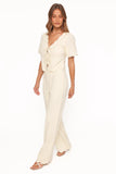 Jensen Scallop Hem Pant Butter Yellow