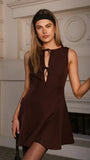 Sweeny Mini Dress Plum