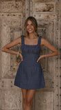 Adley Mini Dress Denim