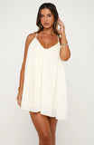 Whimsical Feelings Mini Dress Off White