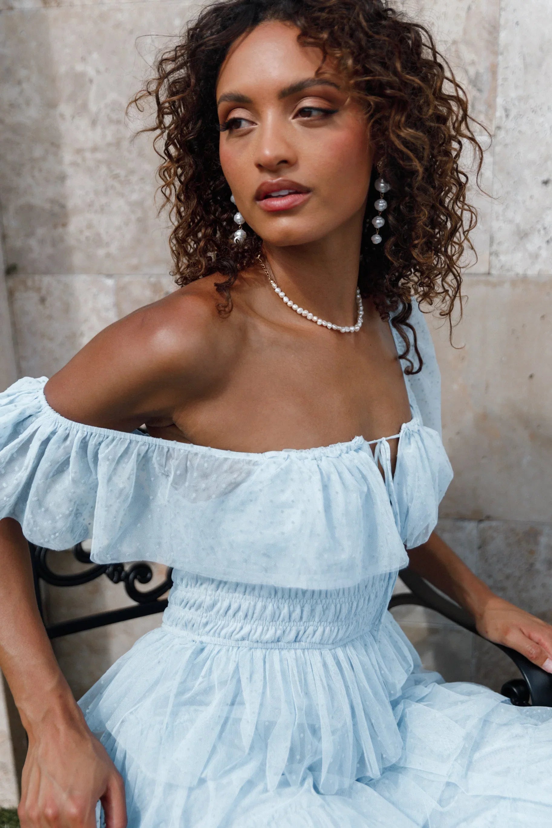 Belle Maxi Dress Blue