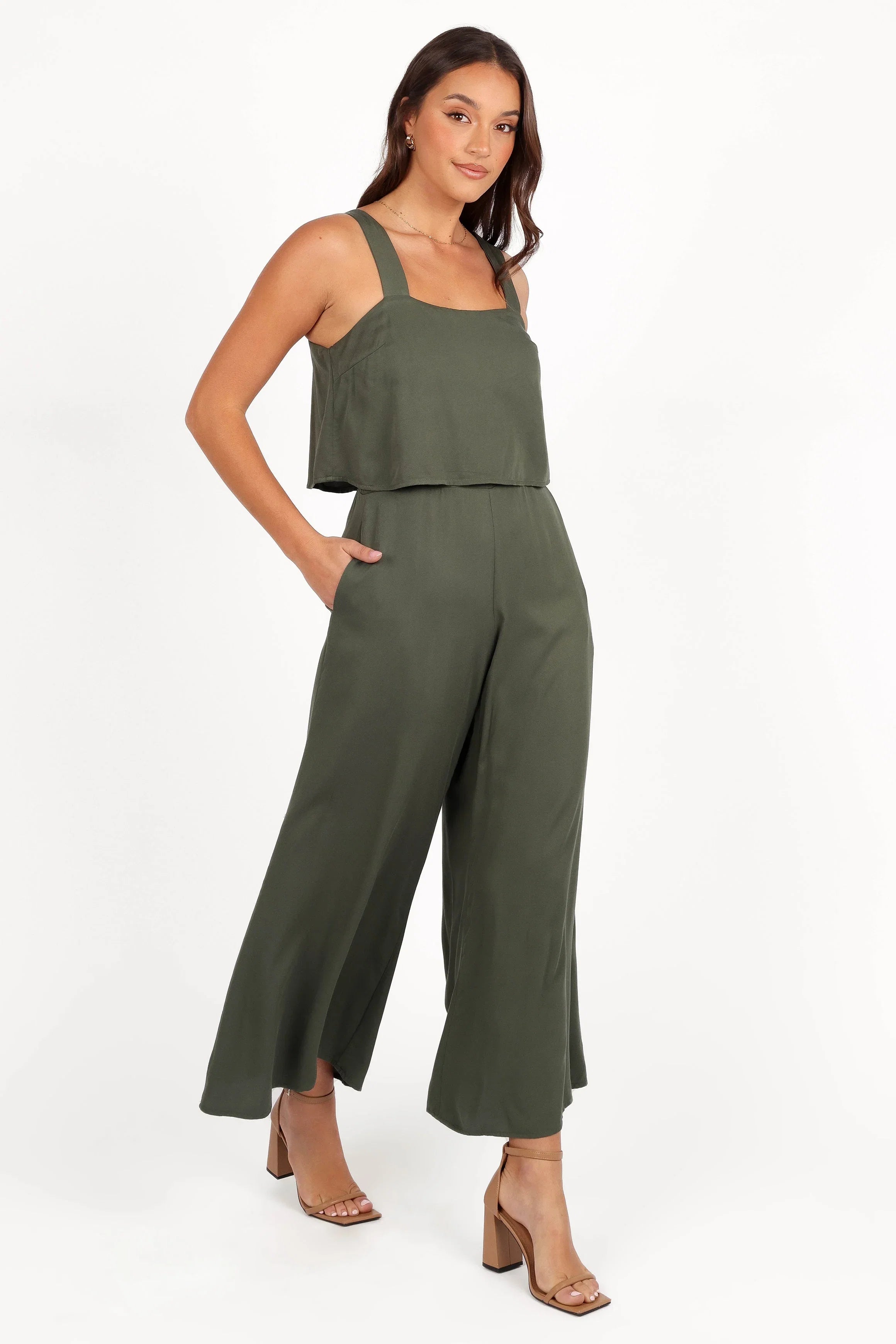 Delia Jumpsuit Khaki