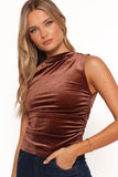 Nissa Velvet Top Bronze