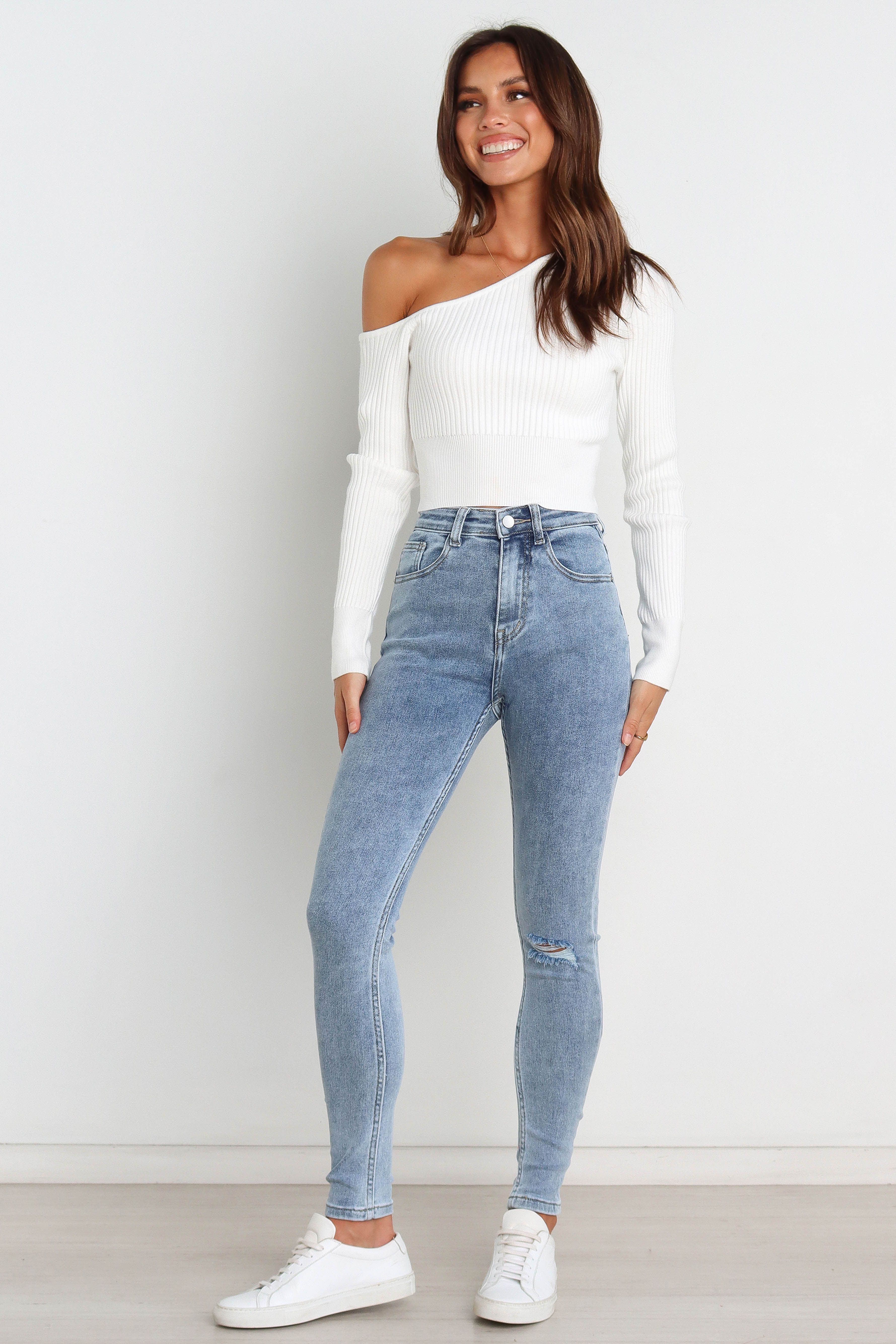 Tina Top White