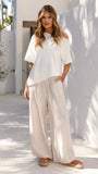 Blair Off Shoulder Tee White