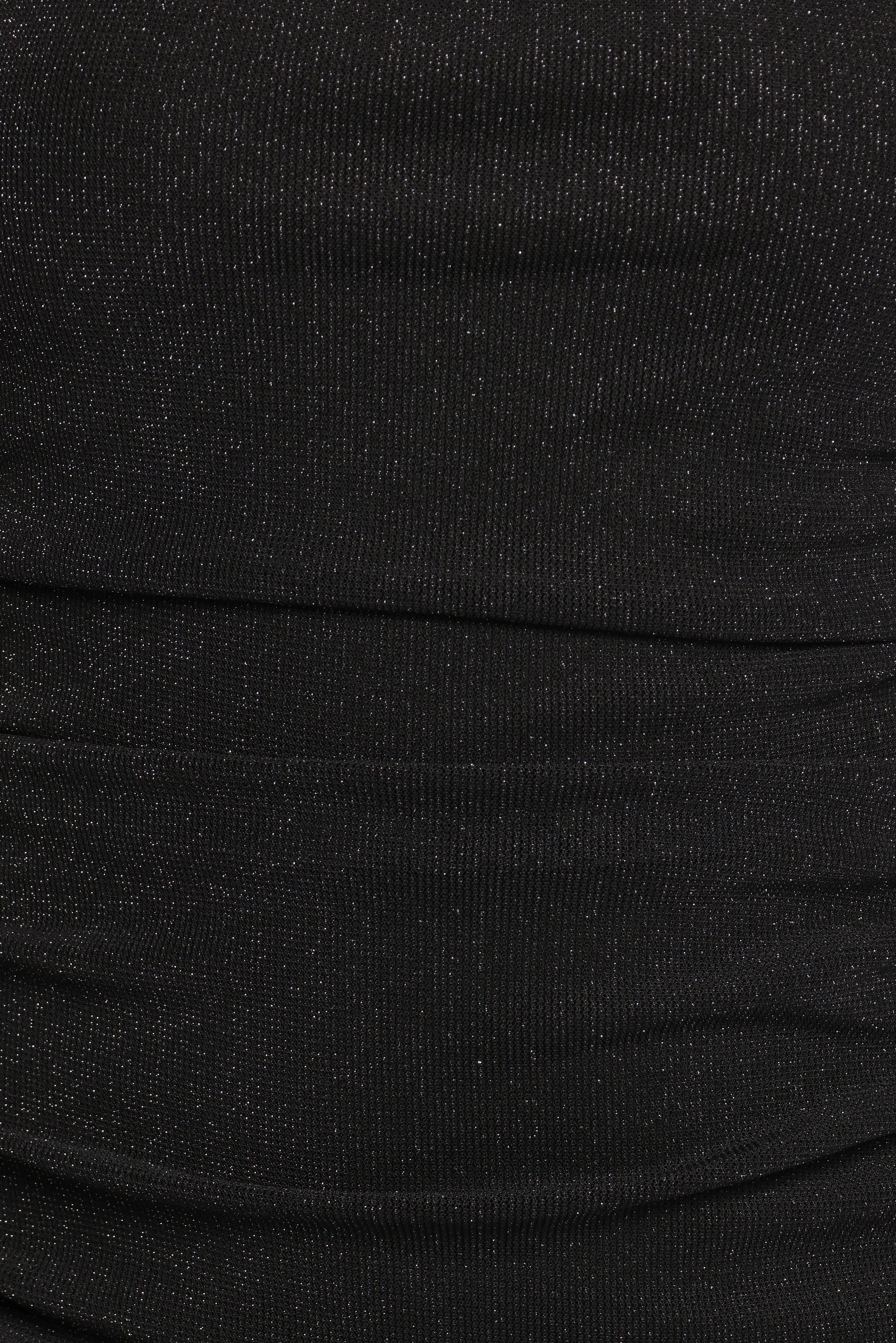 Seville Strapless Mini Dress Black