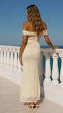 Tiarna Off The Shoulder Maxi Dress Yellow