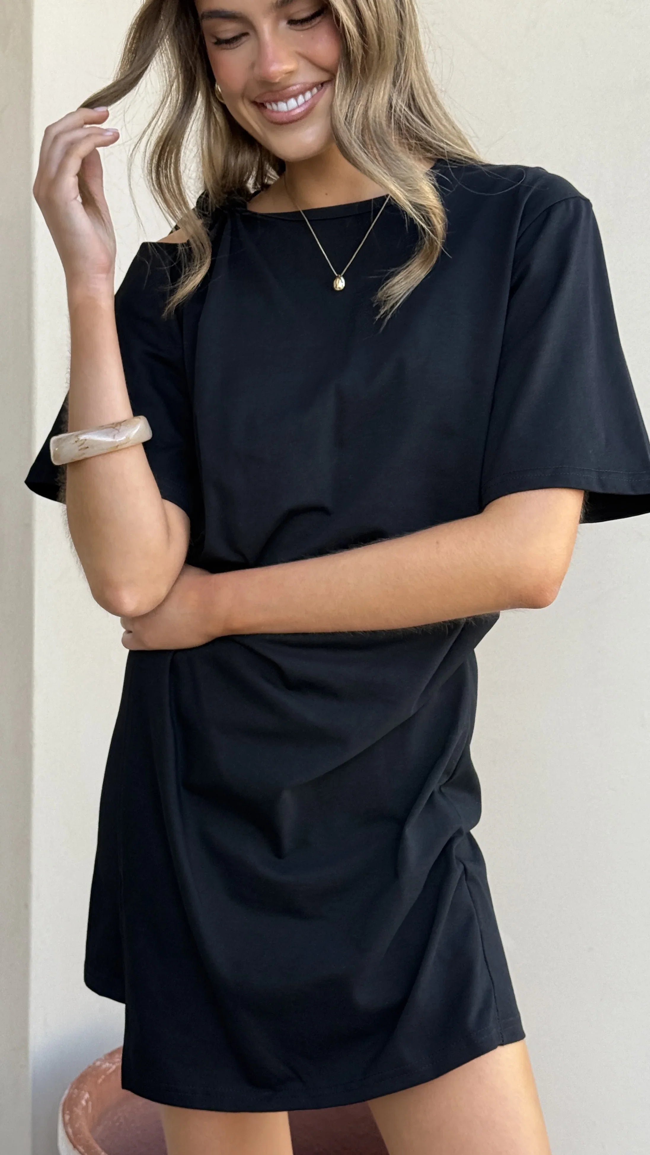 Nula Mini Dress Black