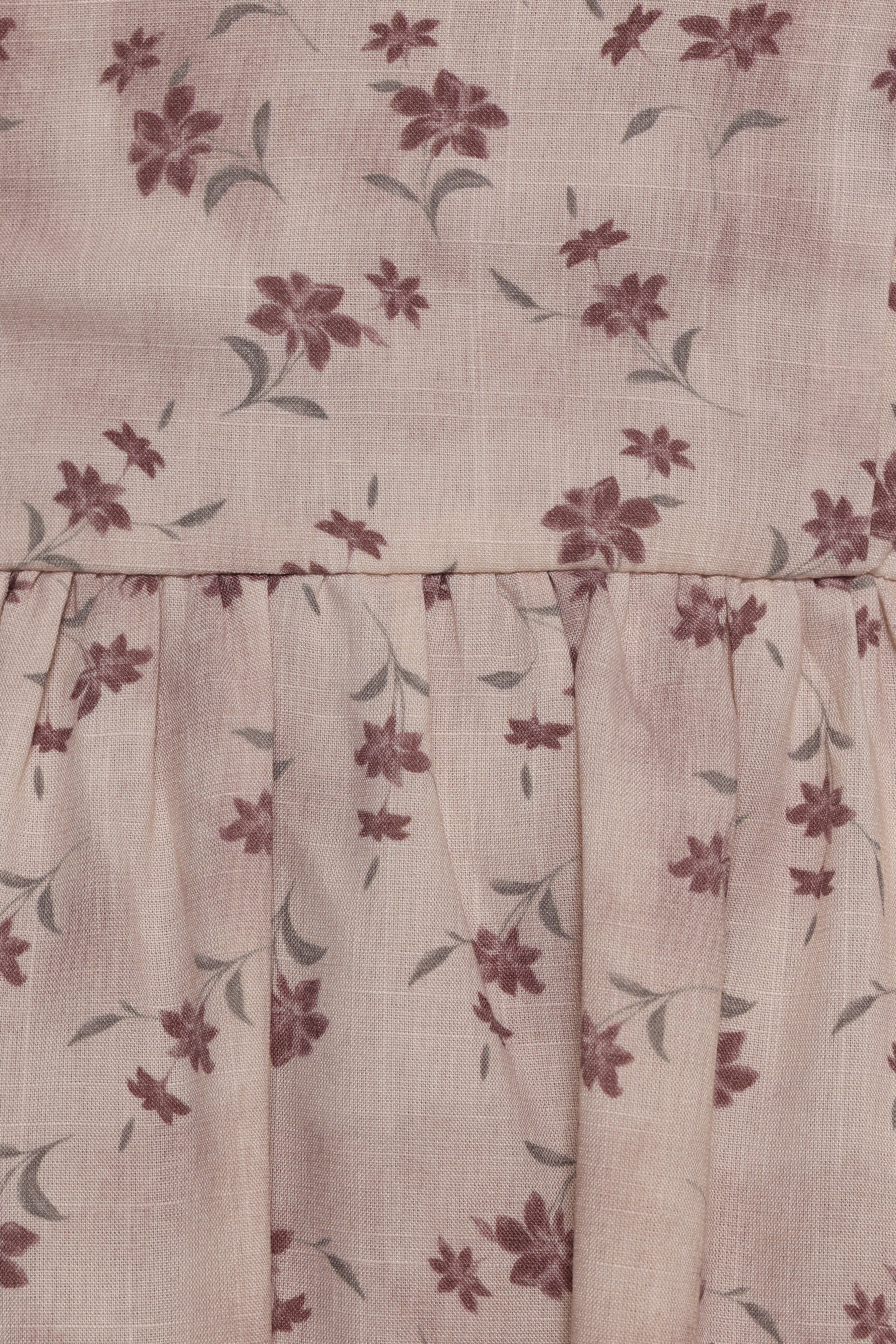 Myles Maxi Dress Beige Floral