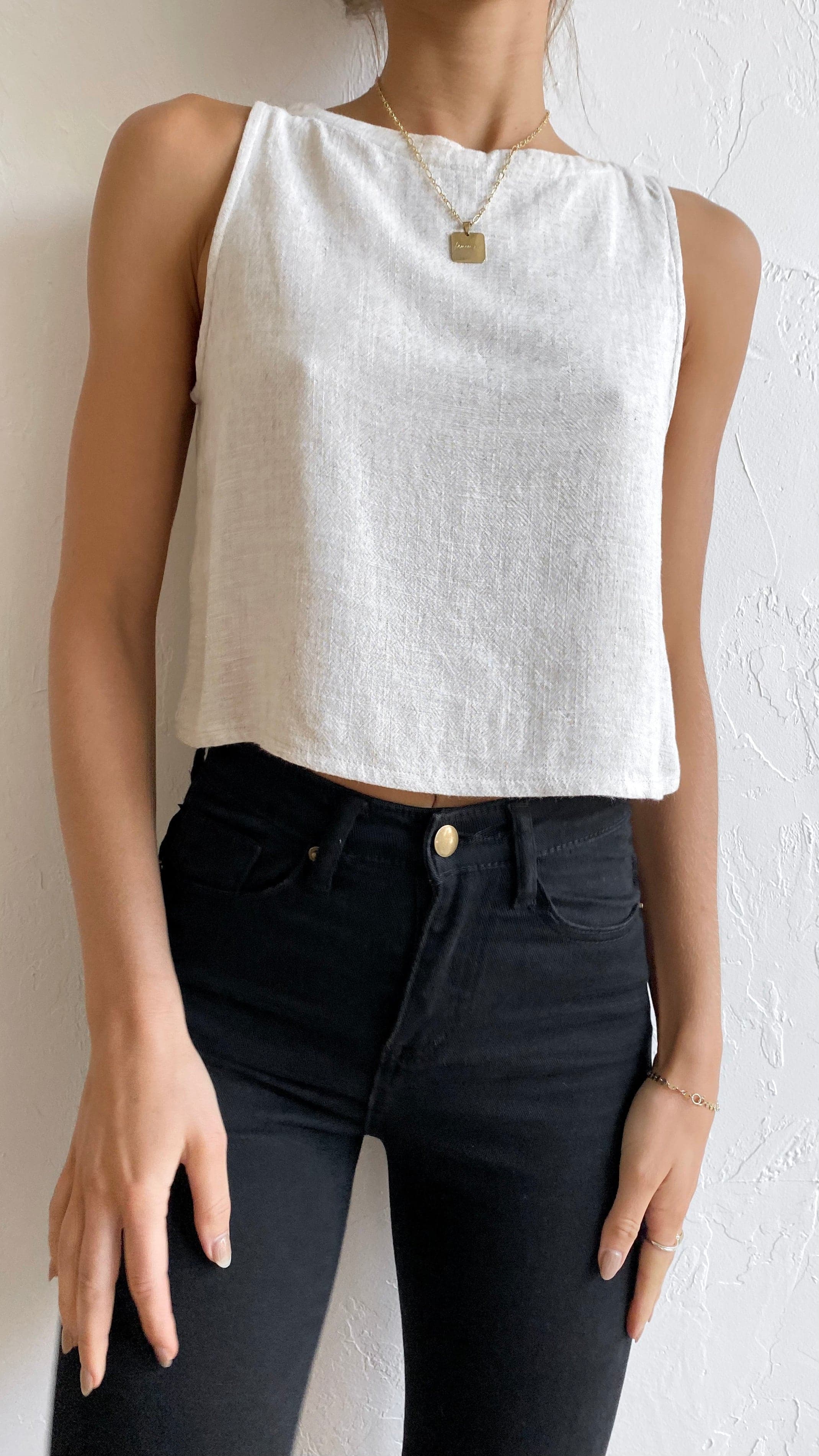 Persephone Crop Top Natural