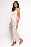 Zane Midi Dress Pink Floral