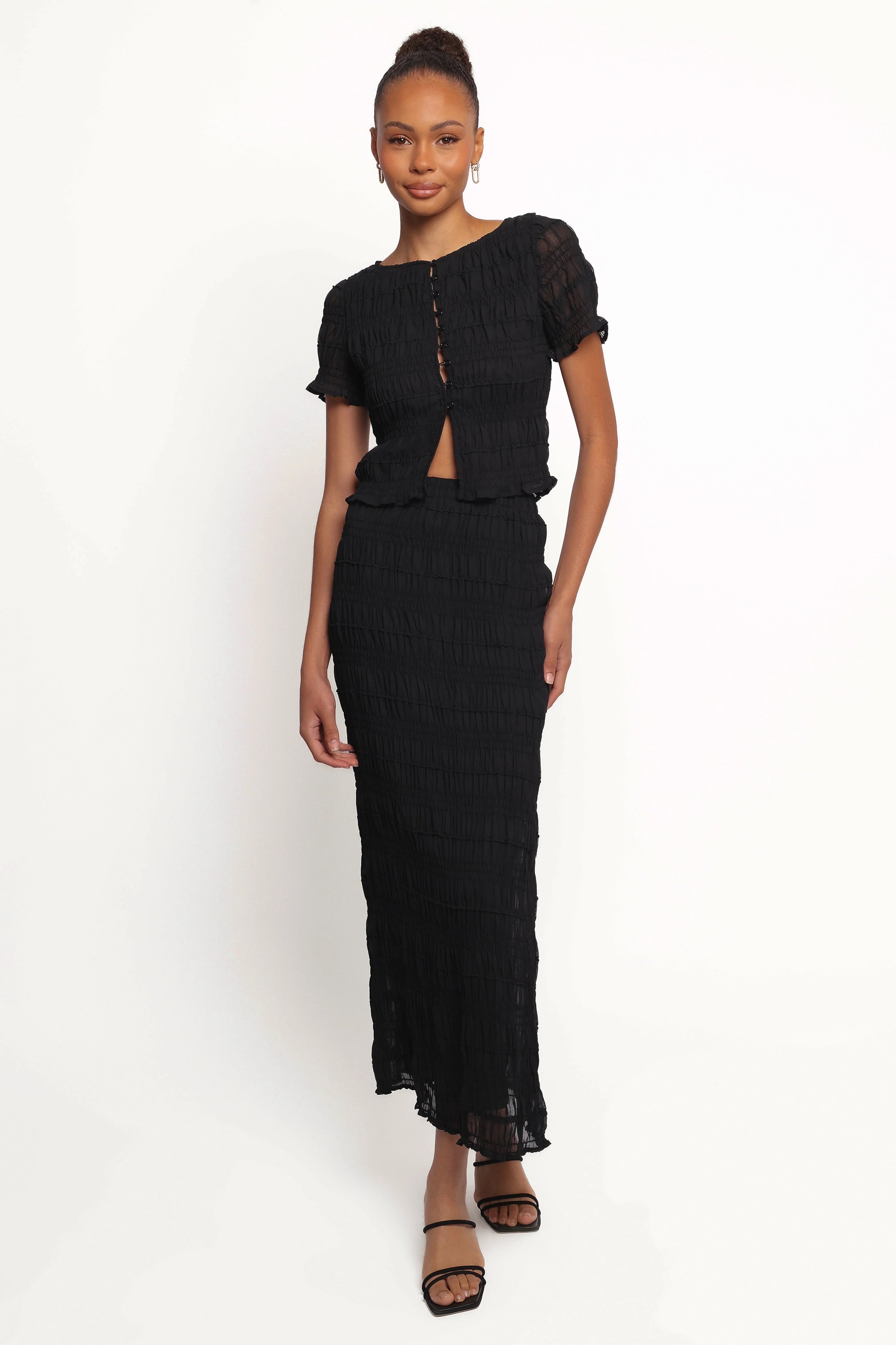 Valana Skirt Black Midnight